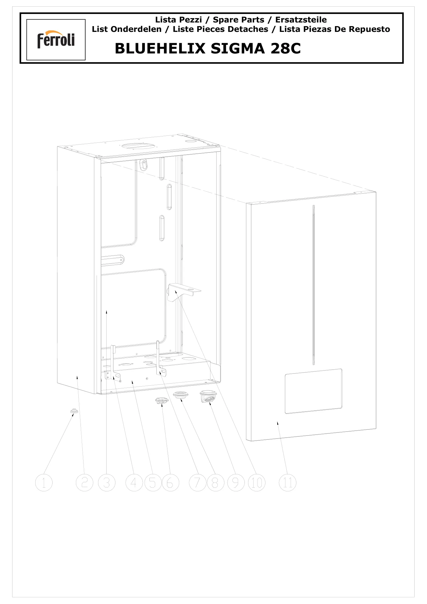 Лист схемы Bluehelix Sigma 28C