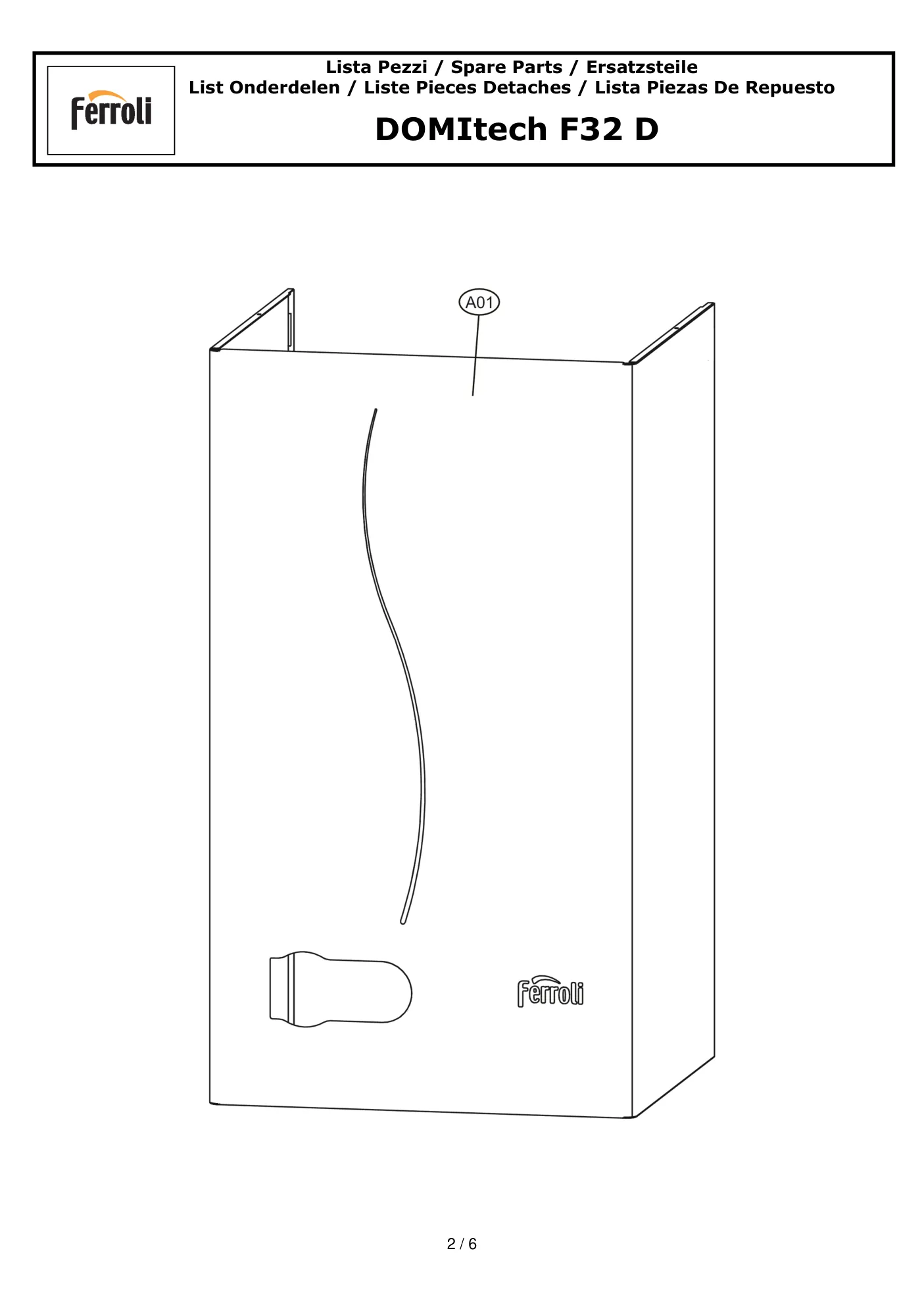 Лист схемы Domitech F32 D