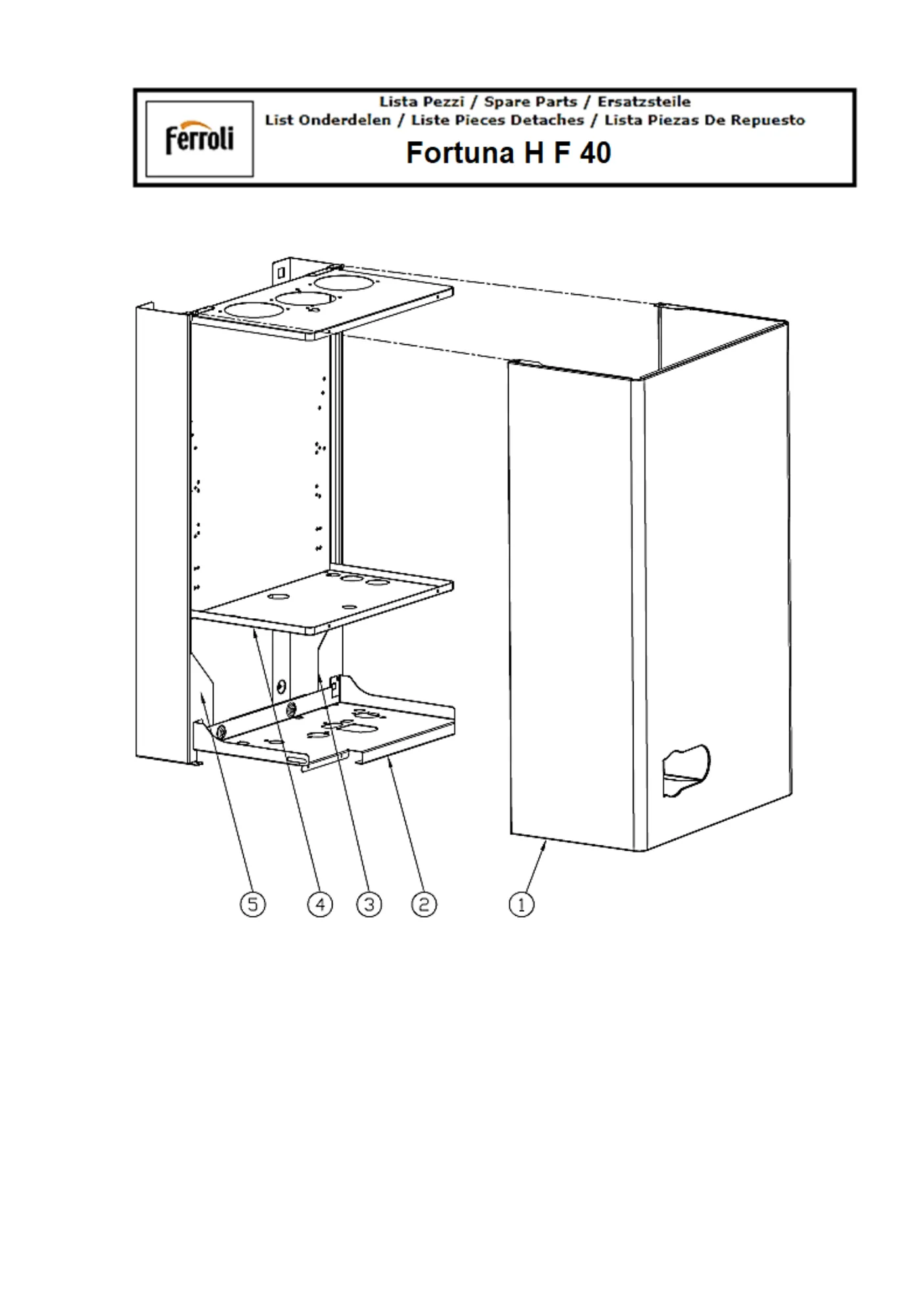 Лист схемы Fortuna H F 40