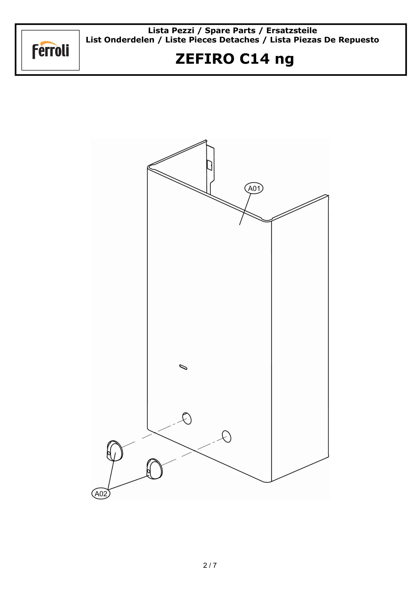 Лист схемы Zefiro C 14
